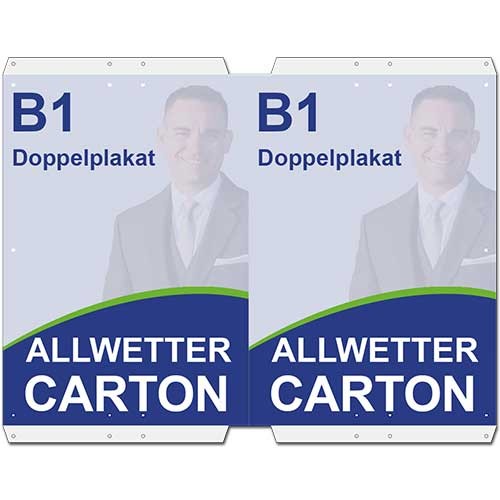 Allwetter-Carton DIN B1